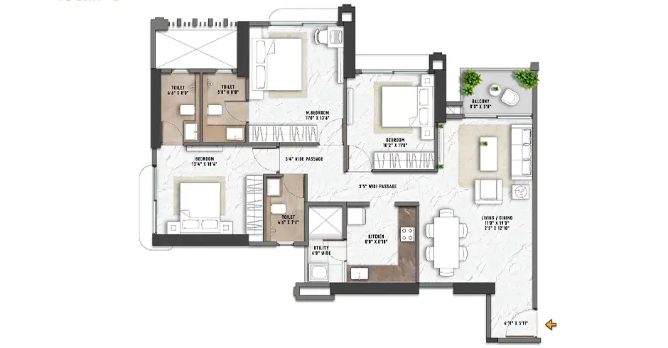 Puravankara Panorama Thane Floor Plans Puravankara Panorama Thane Floor Plans
