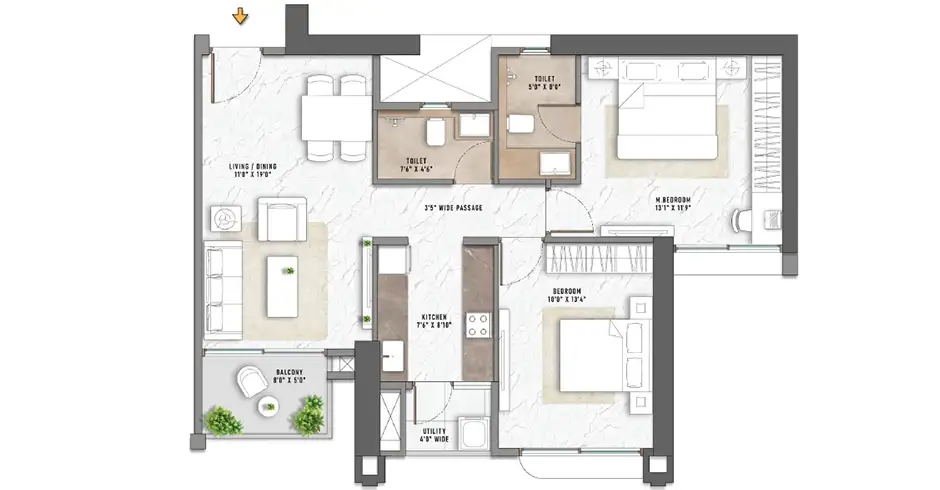 Puravankara Panorama Thane Floor Plans Puravankara Panorama Thane Floor Plans
