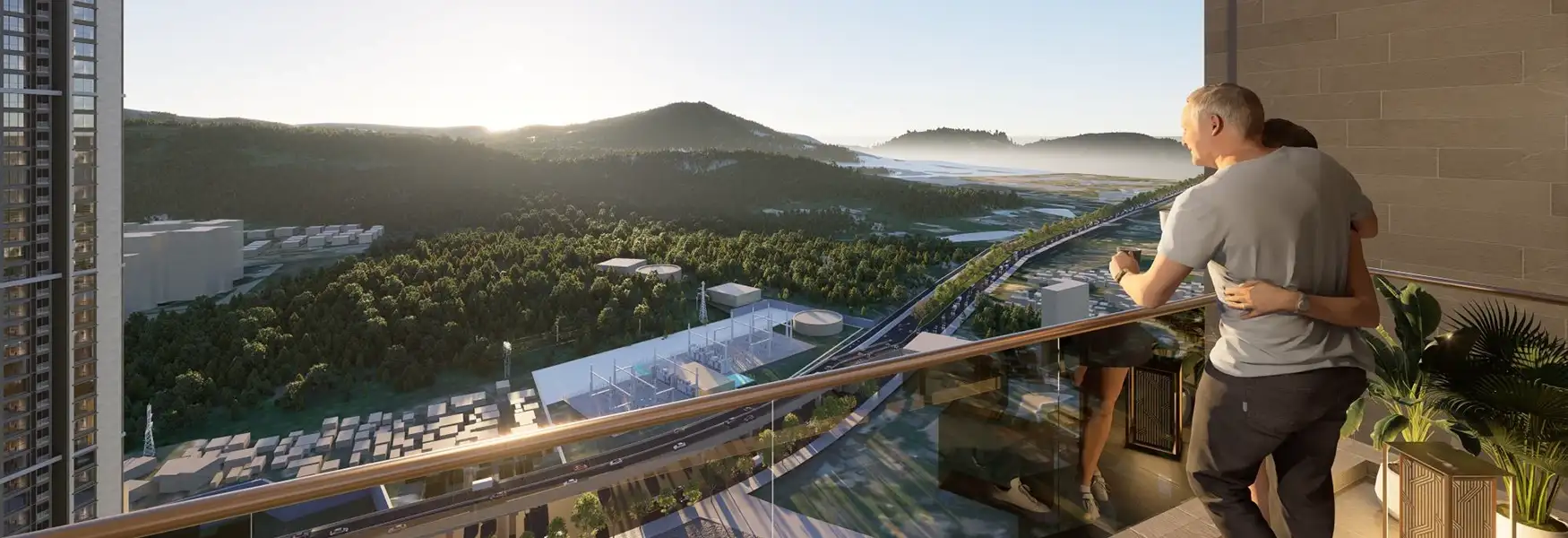 Purva Panorama Thane Balcony View