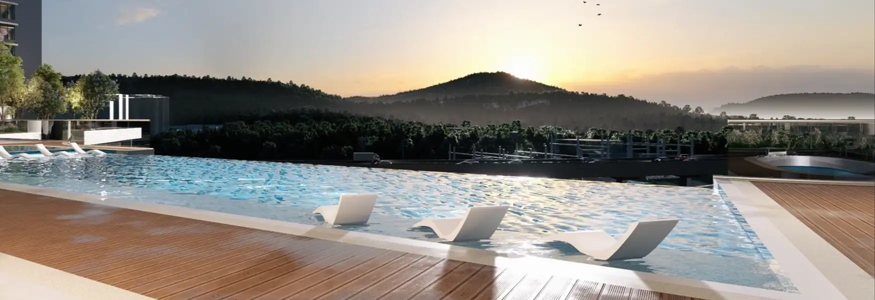 Purva Panorama Thane Pool Deck